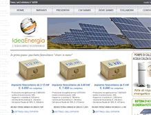 Tablet Screenshot of ideaenergia.net